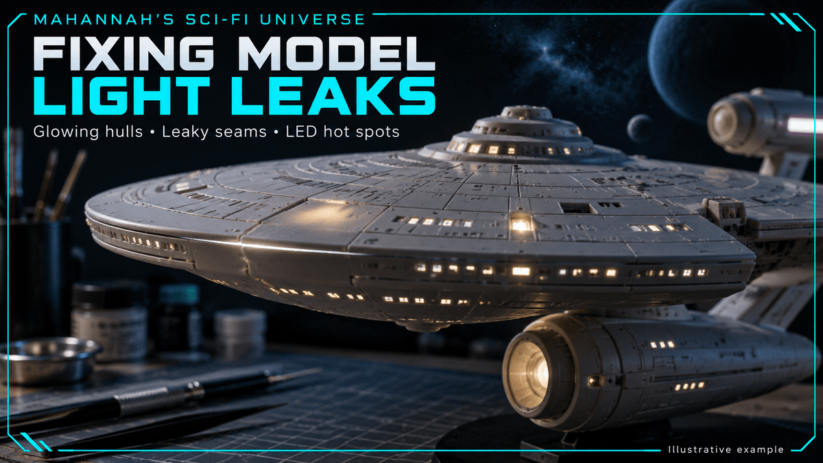 Glowing Hulls and Leaky Seams? How to Fix Light Leaks in Your Sci-Fi Model - Mahannah's Sci-fi Universe