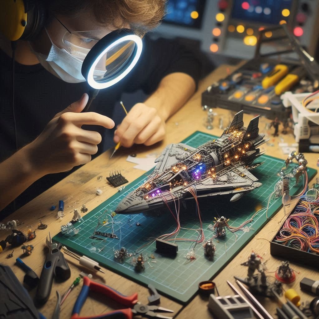 Illuminating the Art of Soldering: A Beginner’s Guide to Model Kit Lighting Soldering - Mahannah's Sci-fi Universe
