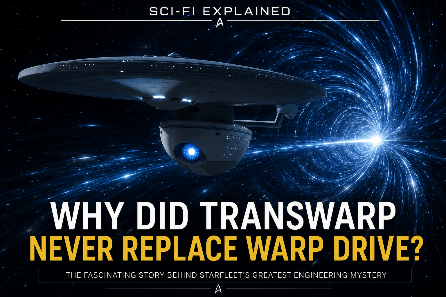 Sci-Fi Explained Why Did Transwarp Never Replace Warp Drive? - Mahannah's Sci-fi Universe