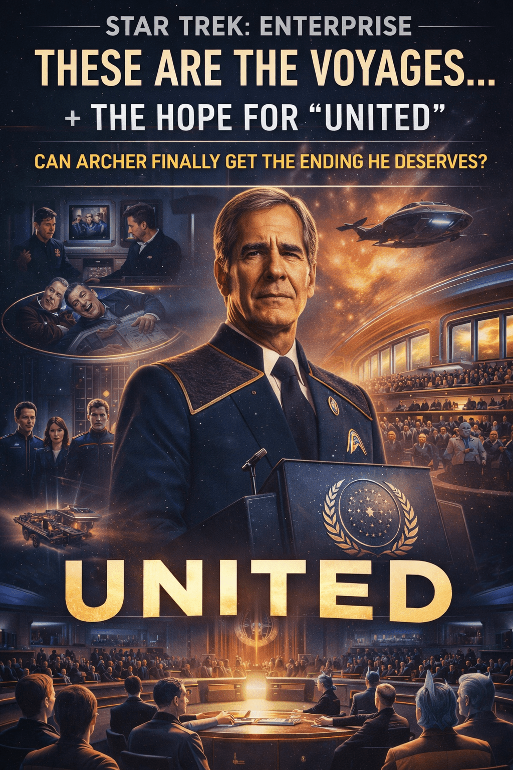 Star Trek: Enterprise, “These Are the Voyages…”, and the Hope for “United” — Can Archer Finally Get the Ending He Deserves? - Mahannah's Sci-fi Universe