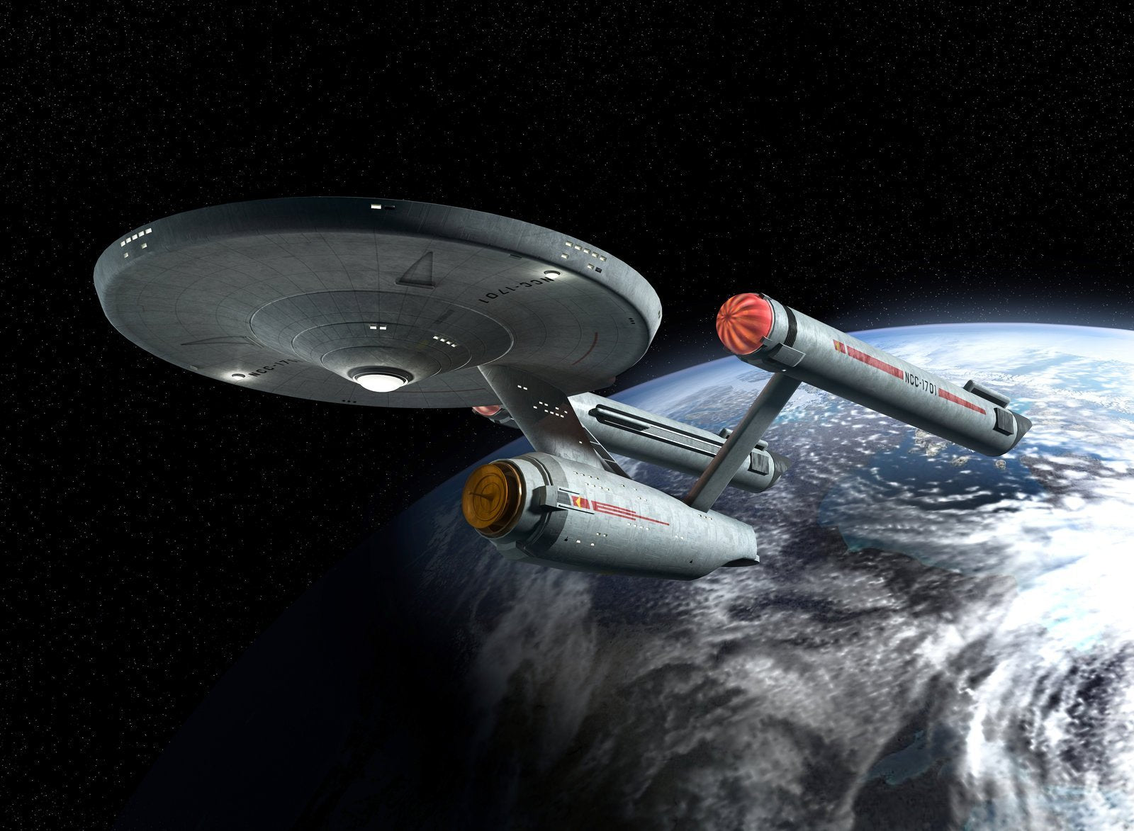 Star Trek Ship Bio-The Original NCC-1701 USS Enterprise - Mahannah's Sci-fi Universe