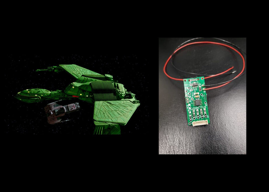 The AMT 1:350 Scale Klingon Bird of Prey Lighting Kit by TenaControls - Mahannah's Sci-fi Universe