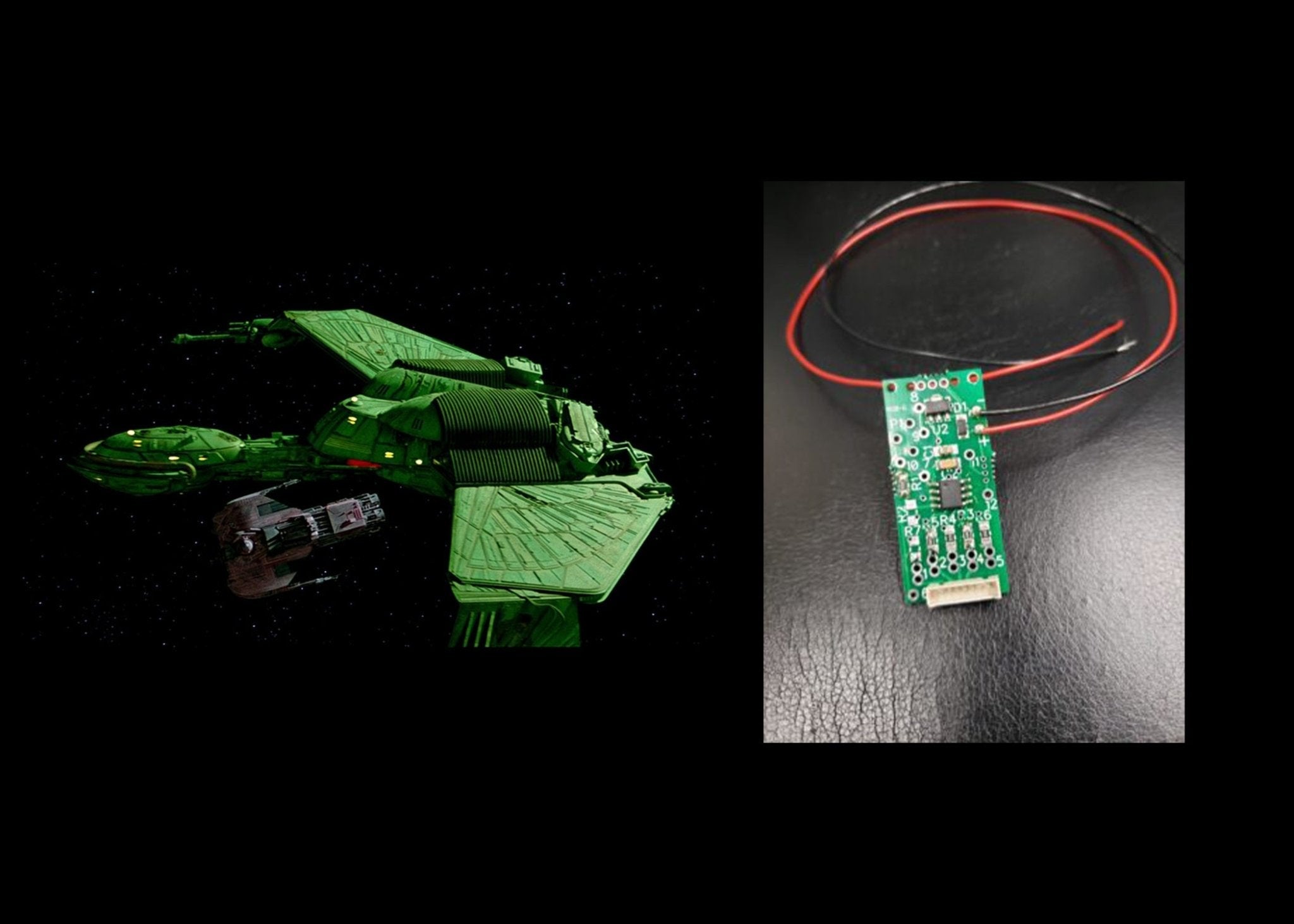 The AMT 1:350 Scale Klingon Bird of Prey Lighting Kit by TenaControls - Mahannah's Sci-fi Universe