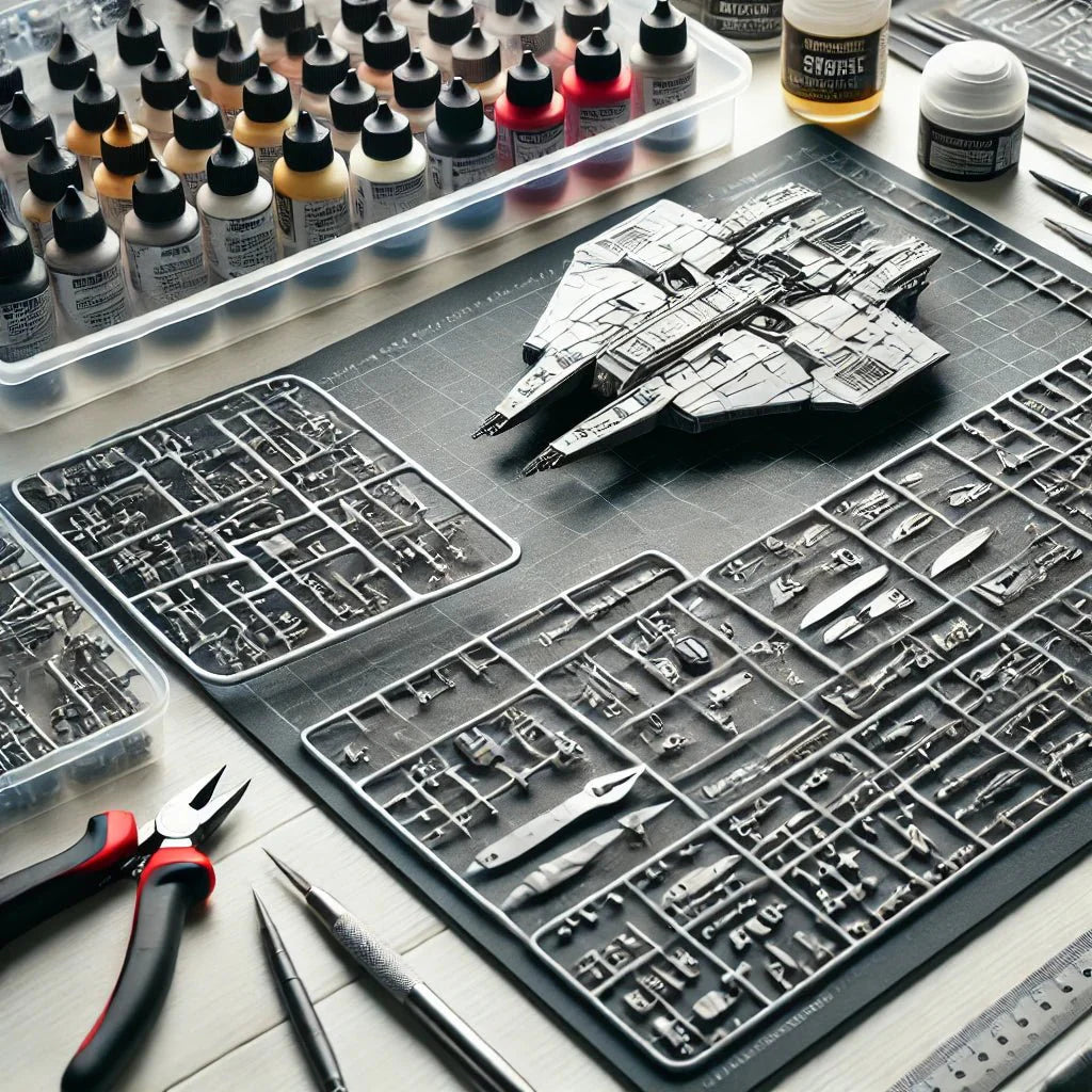 The Basics of Model Kit Building: Essential Tools for Your Sci-Fi Model Kit - Mahannah's Sci-fi Universe
