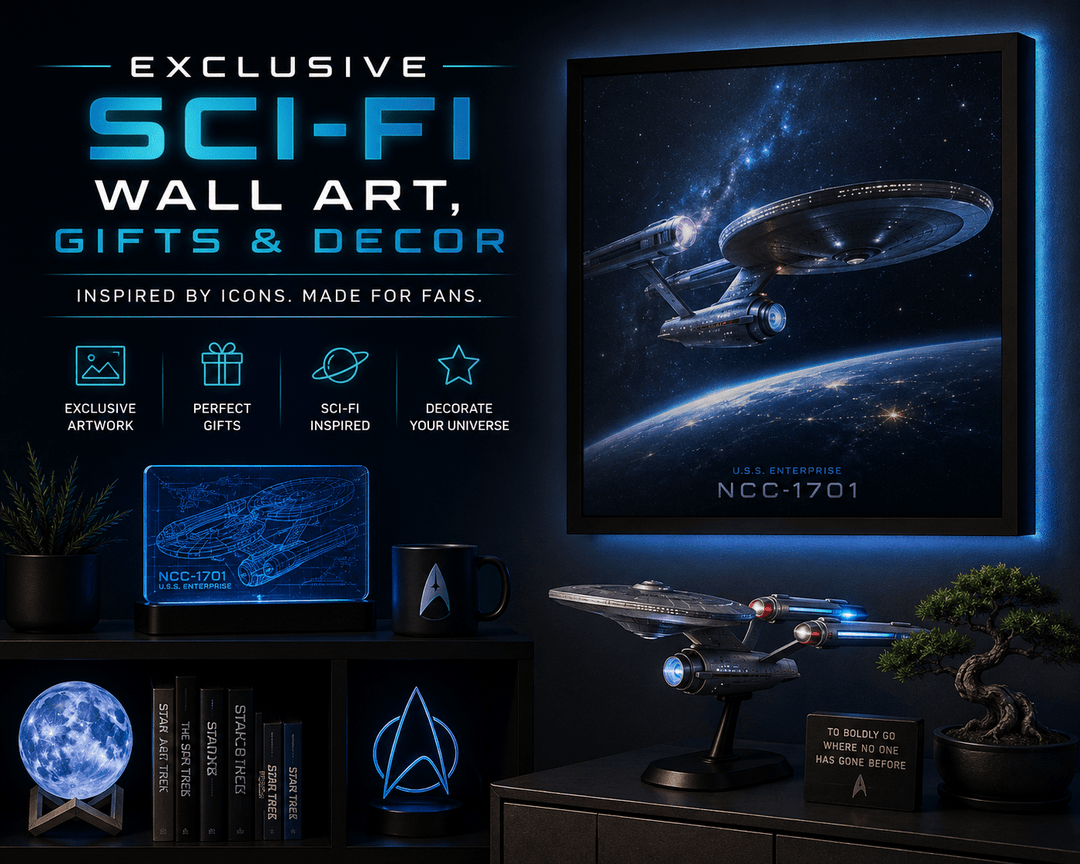 Exclusive Sci-Fi Wall Art,Gifts & Sci-Fi Themed Decor Sector - Mahannah's Sci-fi Universe