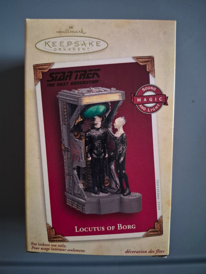 2005 Hallmark Star Trek Locutus of Borg Magic Sound &amp; Light Keepsake Ornament - Mahannah&