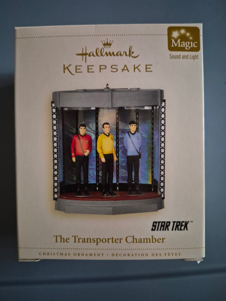 2006 Hallmark Star Trek The Transporter Chamber Magic Sound &amp; Light Ornament - Mahannah&