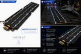 Runway Lighting Kit for Model Dioramas, Hangars & Carrier Decks | Realistic LED Sequencing Effects