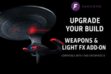 Lighting & Sound System W/Weapons Effect & Remote for the 1:900 Scale and Fanhome Star Trek Enterprise D Model - Mahannah's Sci - fi Universe
