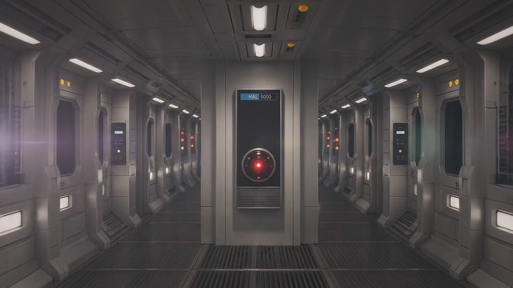 Professionally Built &amp; Lit HAL 9000 Model – Mobius 2001: A Space Odyssey Display Replica