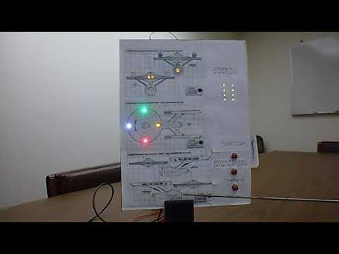 Enterprise Refit Weapons, Lighting &amp; Sound Kit For the Polar Lights 1:350 Star Trek Enterprise NCC-1701 &amp; NCC-1701-A Refit