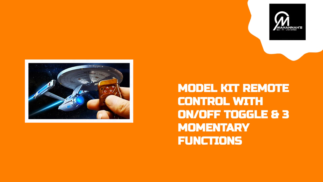 Model Kit Remote Control With On/Off Toggle &amp;amp; 3 Momentary Functions by@Outfy