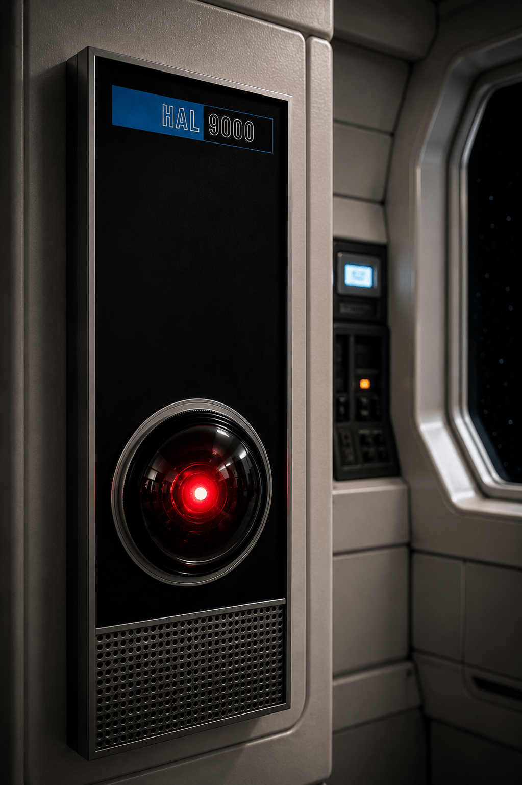 Professionally Built &amp; Lit HAL 9000 Model – Mobius 2001: A Space Odyssey Display Replica - Mahannah&