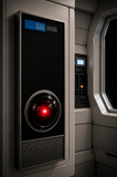 Professionally Built & Lit HAL 9000 Model – Mobius 2001: A Space Odyssey Display Replica - Mahannah's Sci - fi Universe