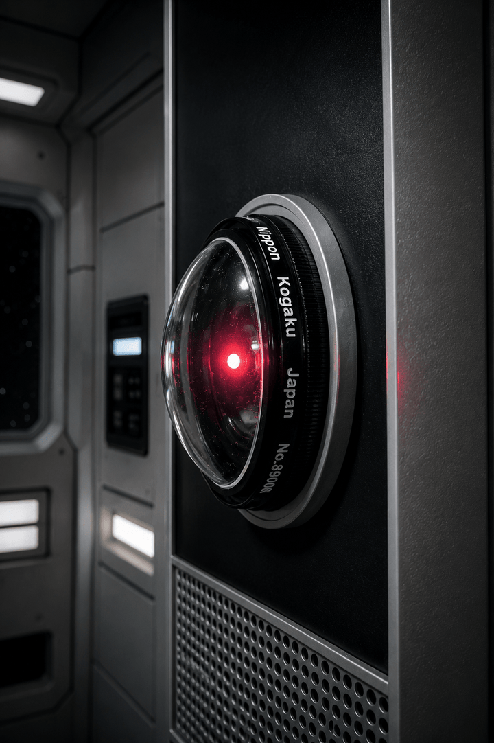 Professionally Built &amp; Lit HAL 9000 Model – Mobius 2001: A Space Odyssey Display Replica - Mahannah&
