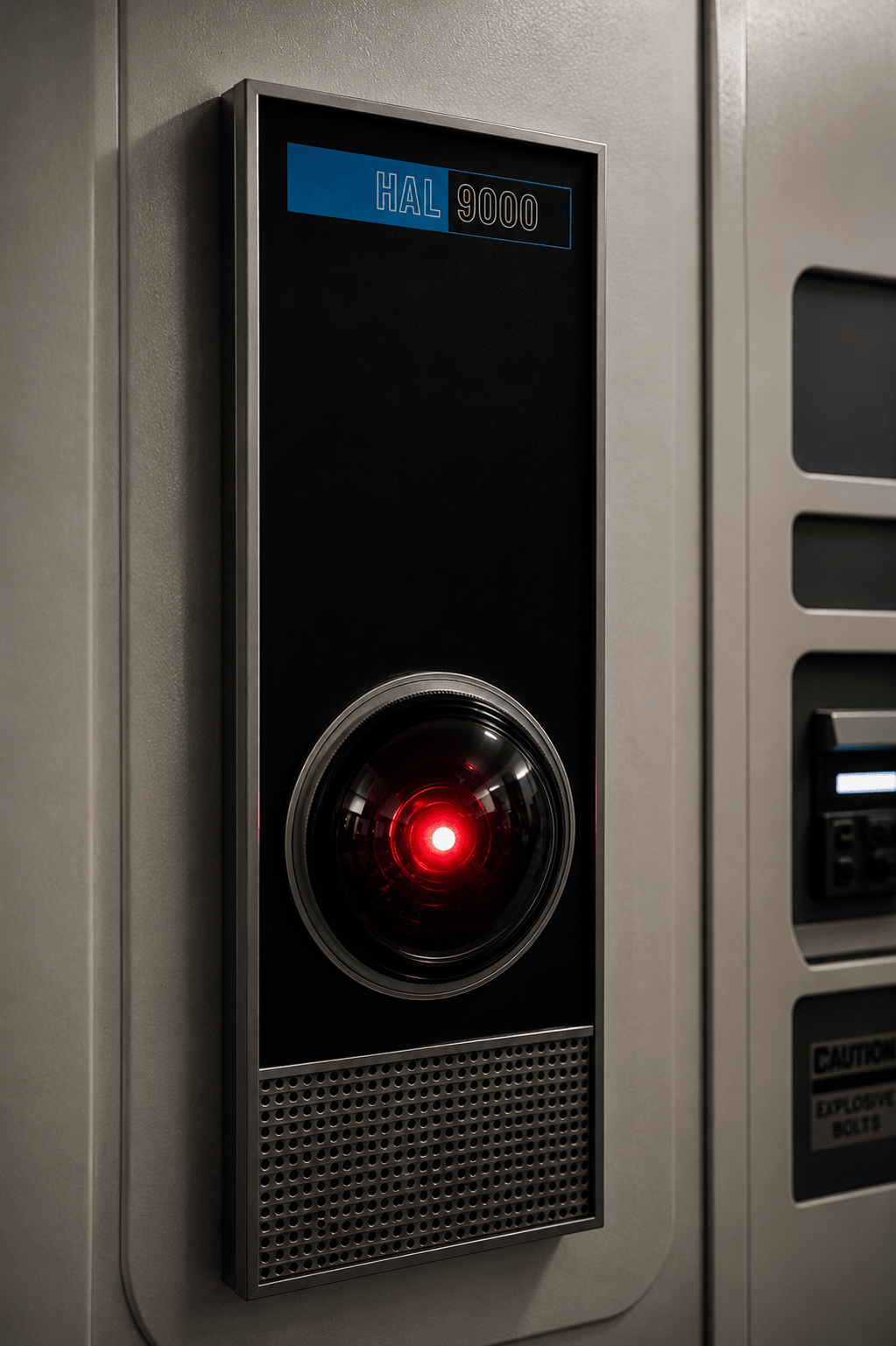 Professionally Built &amp; Lit HAL 9000 Model – Mobius 2001: A Space Odyssey Display Replica - Mahannah&