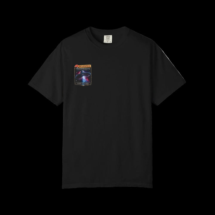 The Great Cowduction™ 2 Sided Heavyweight Garment-Dyed T-Shirt Cosmic Curiosities Archive – Case File 001 - Mahannah&