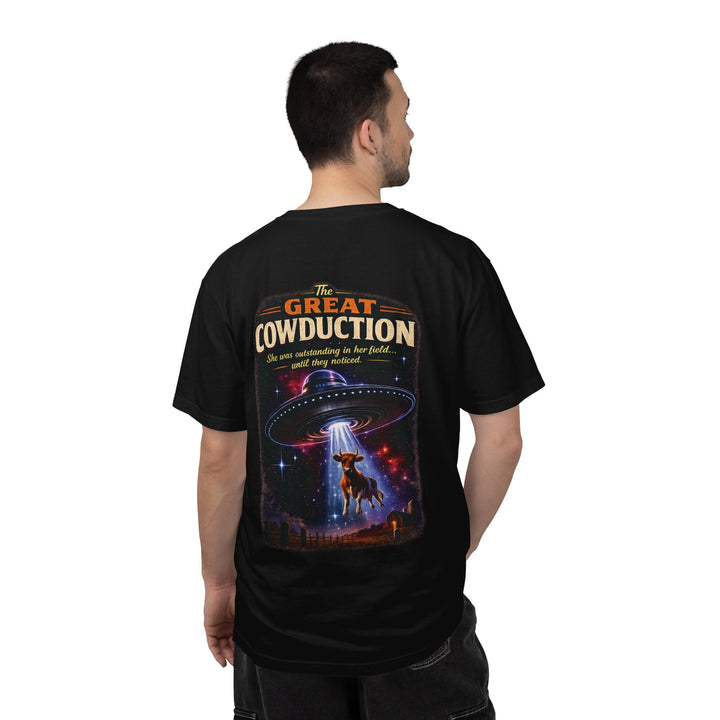 The Great Cowduction™ 2 Sided Heavyweight Garment-Dyed T-Shirt Cosmic Curiosities Archive – Case File 001 - Mahannah&