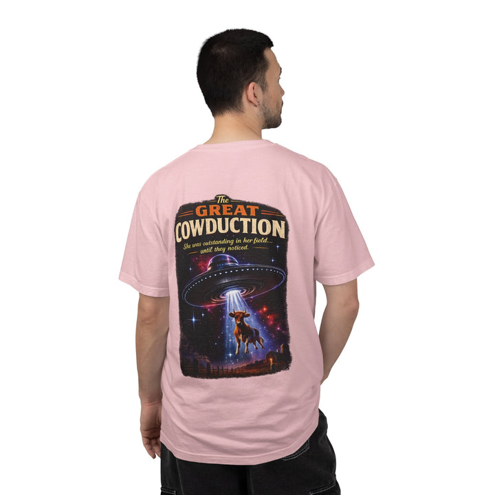 The Great Cowduction™ 2 Sided Heavyweight Garment-Dyed T-Shirt Cosmic Curiosities Archive – Case File 001 - Mahannah&