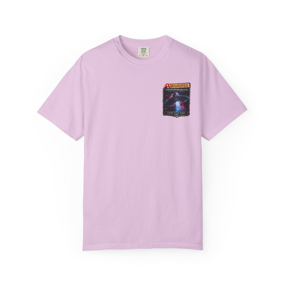 The Great Cowduction™ 2 Sided Heavyweight Garment-Dyed T-Shirt Cosmic Curiosities Archive – Case File 