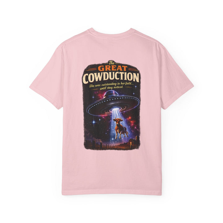 The Great Cowduction™ 2 Sided Heavyweight Garment-Dyed T-Shirt Cosmic Curiosities Archive – Case File 001 - Mahannah&