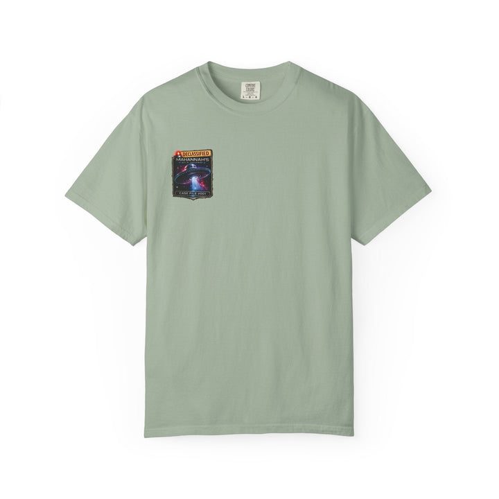 The Great Cowduction™ 2 Sided Heavyweight Garment-Dyed T-Shirt Cosmic Curiosities Archive – Case File 001 - Mahannah&