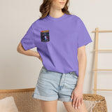 The Great Cowduction™ 2 Sided Heavyweight Garment-Dyed T-Shirt Cosmic Curiosities Archive – Case File 001 - Mahannah's Sci-fi Universe