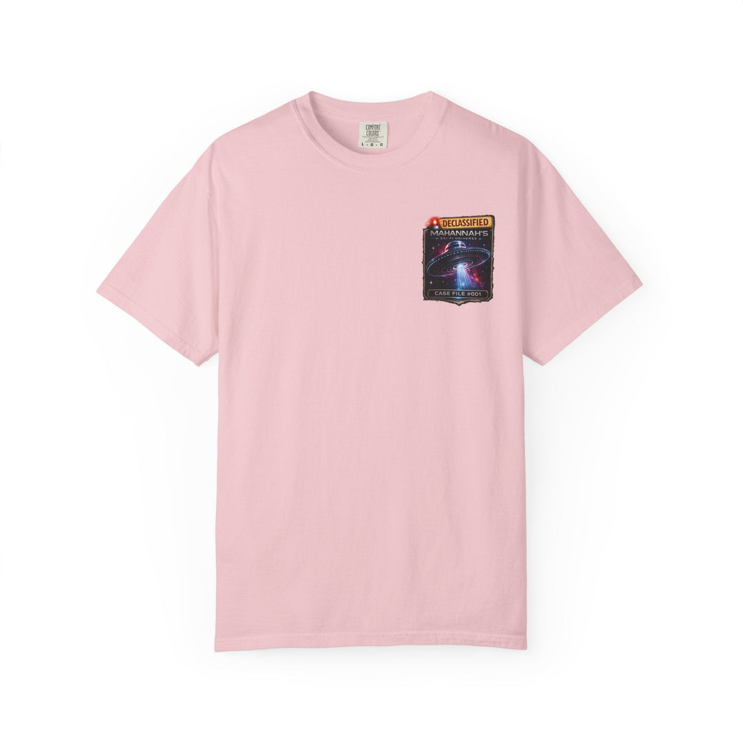 The Great Cowduction™ 2 Sided Heavyweight Garment-Dyed T-Shirt Cosmic Curiosities Archive – Case File 