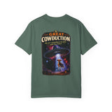 The Great Cowduction™ 2 Sided Heavyweight Garment-Dyed T-Shirt Cosmic Curiosities Archive – Case File 001 - Mahannah's Sci-fi Universe