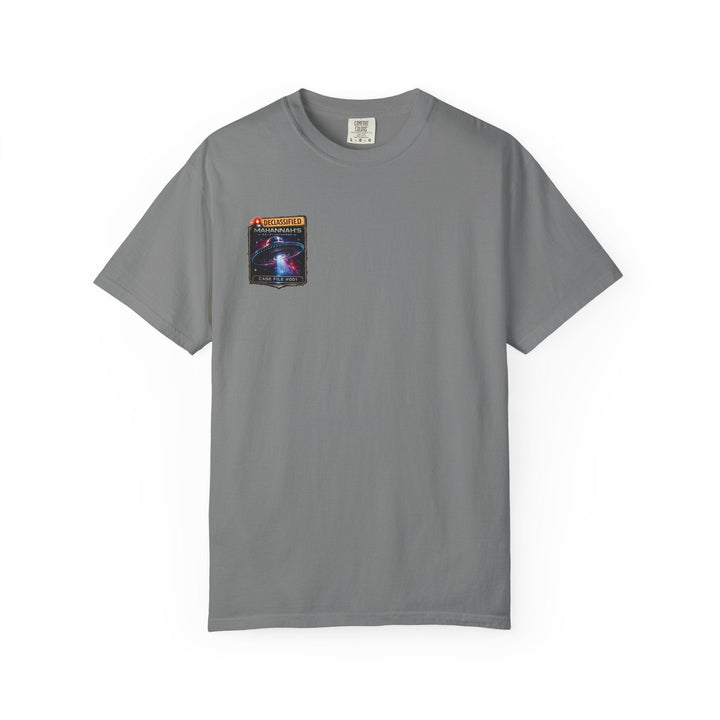 The Great Cowduction™ 2 Sided Heavyweight Garment-Dyed T-Shirt Cosmic Curiosities Archive – Case File 001 - Mahannah&