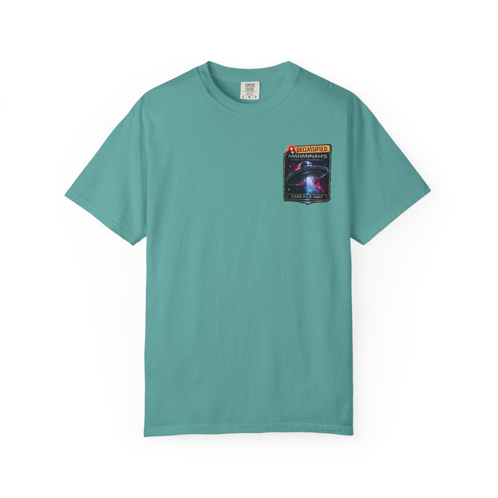 The Great Cowduction™ 2 Sided Heavyweight Garment-Dyed T-Shirt Cosmic Curiosities Archive – Case File 