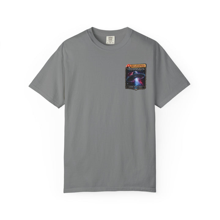 The Great Cowduction™ 2 Sided Heavyweight Garment-Dyed T-Shirt Cosmic Curiosities Archive – Case File 