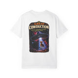 The Great Cowduction™ 2 Sided Heavyweight Garment-Dyed T-Shirt Cosmic Curiosities Archive – Case File 001 - Mahannah's Sci-fi Universe