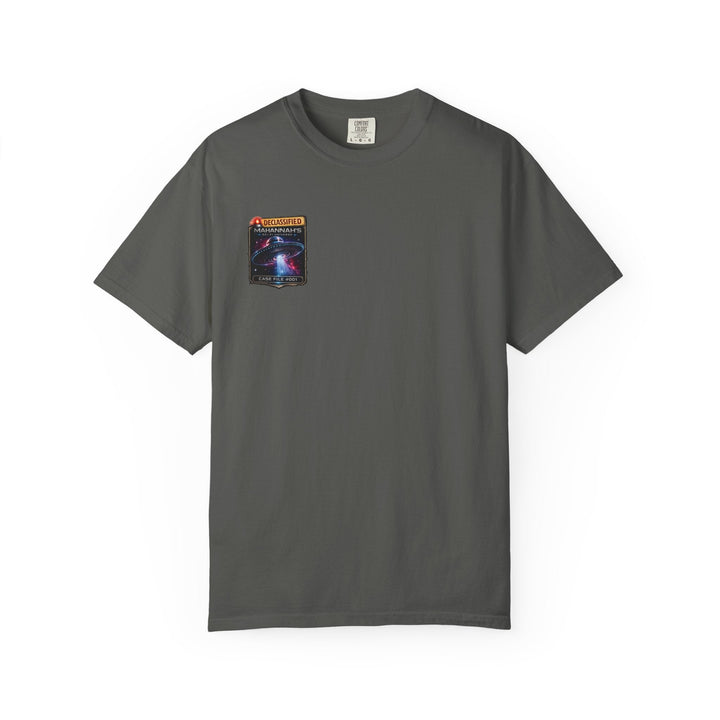 The Great Cowduction™ 2 Sided Heavyweight Garment-Dyed T-Shirt Cosmic Curiosities Archive – Case File 001 - Mahannah&