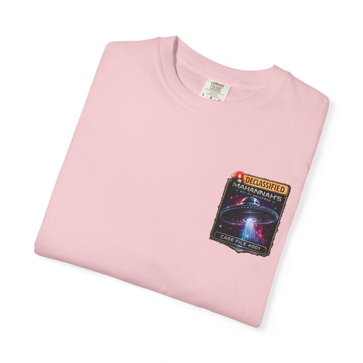 The Great Cowduction™ 2 Sided Heavyweight Garment-Dyed T-Shirt Cosmic Curiosities Archive – Case File 