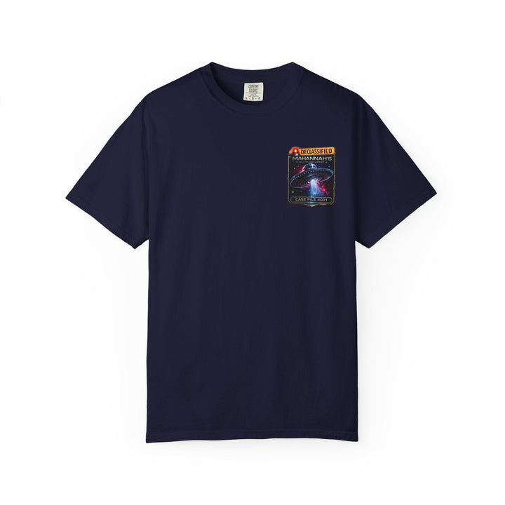 The Great Cowduction™ 2 Sided Heavyweight Garment-Dyed T-Shirt Cosmic Curiosities Archive – Case File 