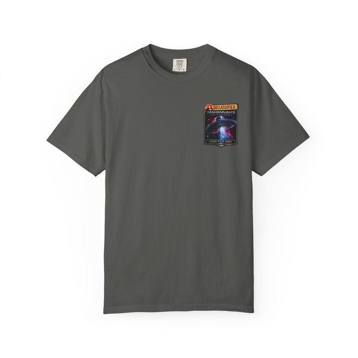 The Great Cowduction™ 2 Sided Heavyweight Garment-Dyed T-Shirt Cosmic Curiosities Archive – Case File 