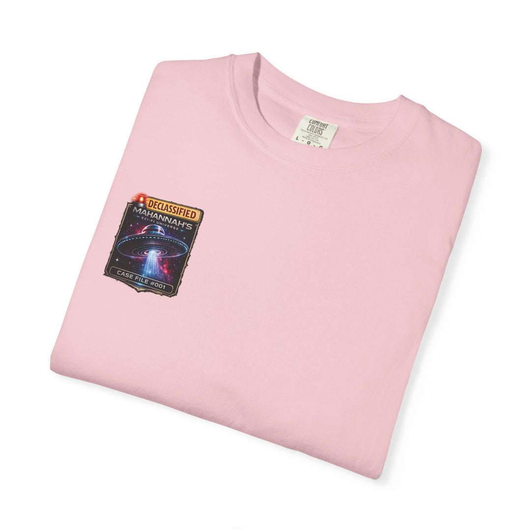 The Great Cowduction™ 2 Sided Heavyweight Garment-Dyed T-Shirt Cosmic Curiosities Archive – Case File 001 - Mahannah&