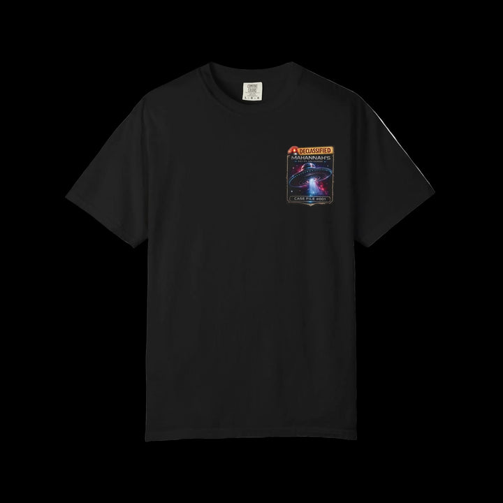 The Great Cowduction™ 2 Sided Heavyweight Garment-Dyed T-Shirt Cosmic Curiosities Archive – Case File 