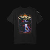 The Great Cowduction™ 2 Sided Heavyweight Garment-Dyed T-Shirt Cosmic Curiosities Archive – Case File 001 - Mahannah's Sci-fi Universe