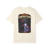 The Great Cowduction™ 2 Sided Heavyweight Garment-Dyed T-Shirt Cosmic Curiosities Archive – Case File 001 - Mahannah's Sci-fi Universe