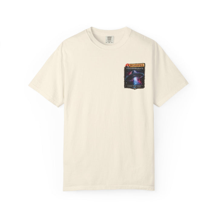 The Great Cowduction™ 2 Sided Heavyweight Garment-Dyed T-Shirt Cosmic Curiosities Archive – Case File 