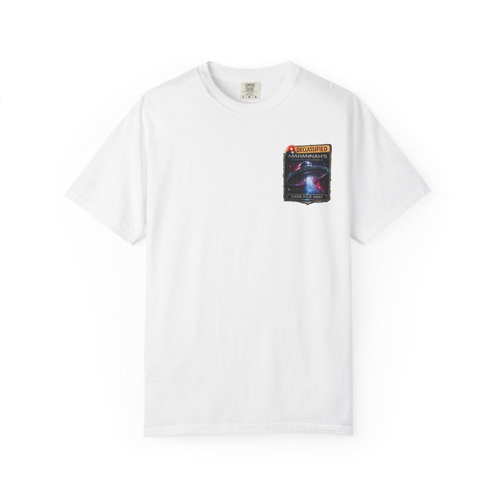 The Great Cowduction™ 2 Sided Heavyweight Garment-Dyed T-Shirt Cosmic Curiosities Archive – Case File 