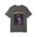 The Great Cowduction™ 2 Sided Heavyweight Garment-Dyed T-Shirt Cosmic Curiosities Archive – Case File 001 - Mahannah's Sci-fi Universe