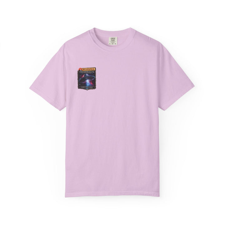 The Great Cowduction™ 2 Sided Heavyweight Garment-Dyed T-Shirt Cosmic Curiosities Archive – Case File 001 - Mahannah&