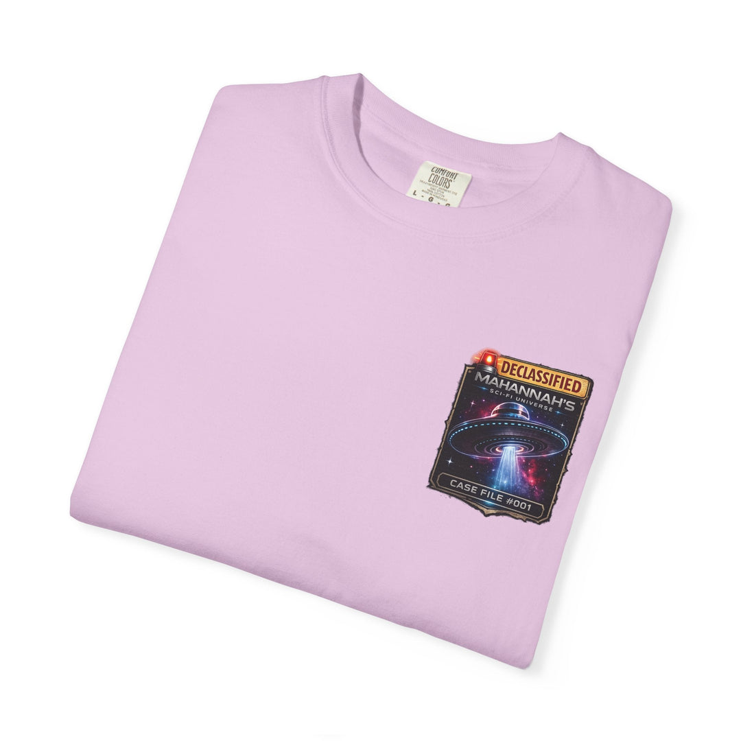 The Great Cowduction™ 2 Sided Heavyweight Garment-Dyed T-Shirt Cosmic Curiosities Archive – Case File 