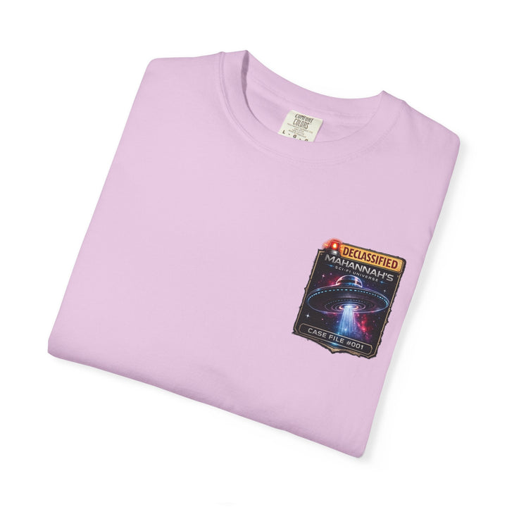 The Great Cowduction™ 2 Sided Heavyweight Garment-Dyed T-Shirt Cosmic Curiosities Archive – Case File 