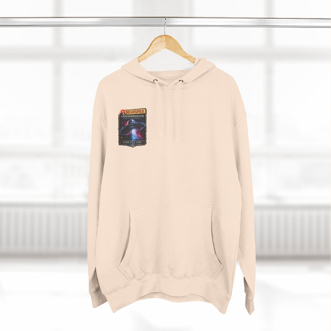 The Great Cowduction™ 3-Panel Fleece Hoodie | Cosmic Curiosities™ Archive – Case File 001 - Mahannah&