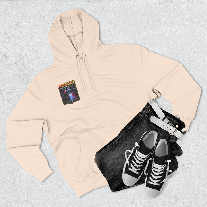 The Great Cowduction™ 3-Panel Fleece Hoodie | Cosmic Curiosities™ Archive – Case File 001 - Mahannah&