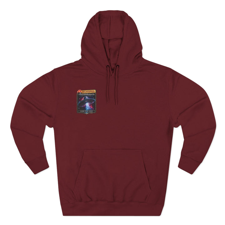 The Great Cowduction™ 3-Panel Fleece Hoodie | Cosmic Curiosities™ Archive – Case File 001 - Mahannah&
